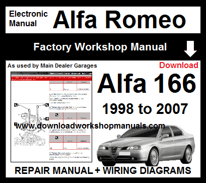 Alfa Romeo 166 Service Repair Workshop Manual Download